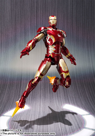 Illustration for article titled Bandai's Age Of Ultron Iron Man Figure Is Gloriously Good